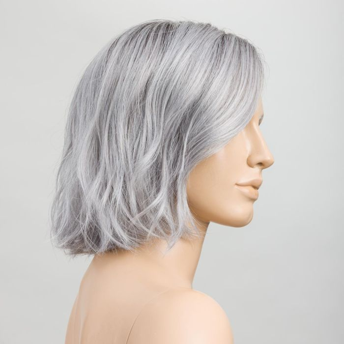 metallic grey rooted